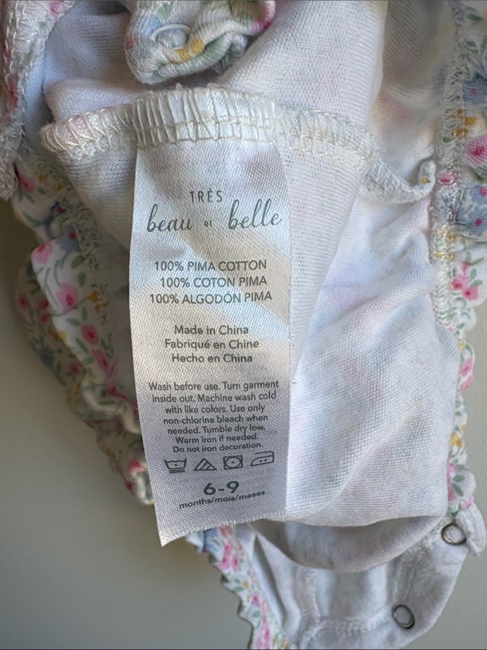 Floral Ruffle Collar Romper - Picture 4 of 5
